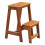Folding Step Stool with NonSlip Waterproof Surface, Foldable Two Step Ladder for Home Use 1