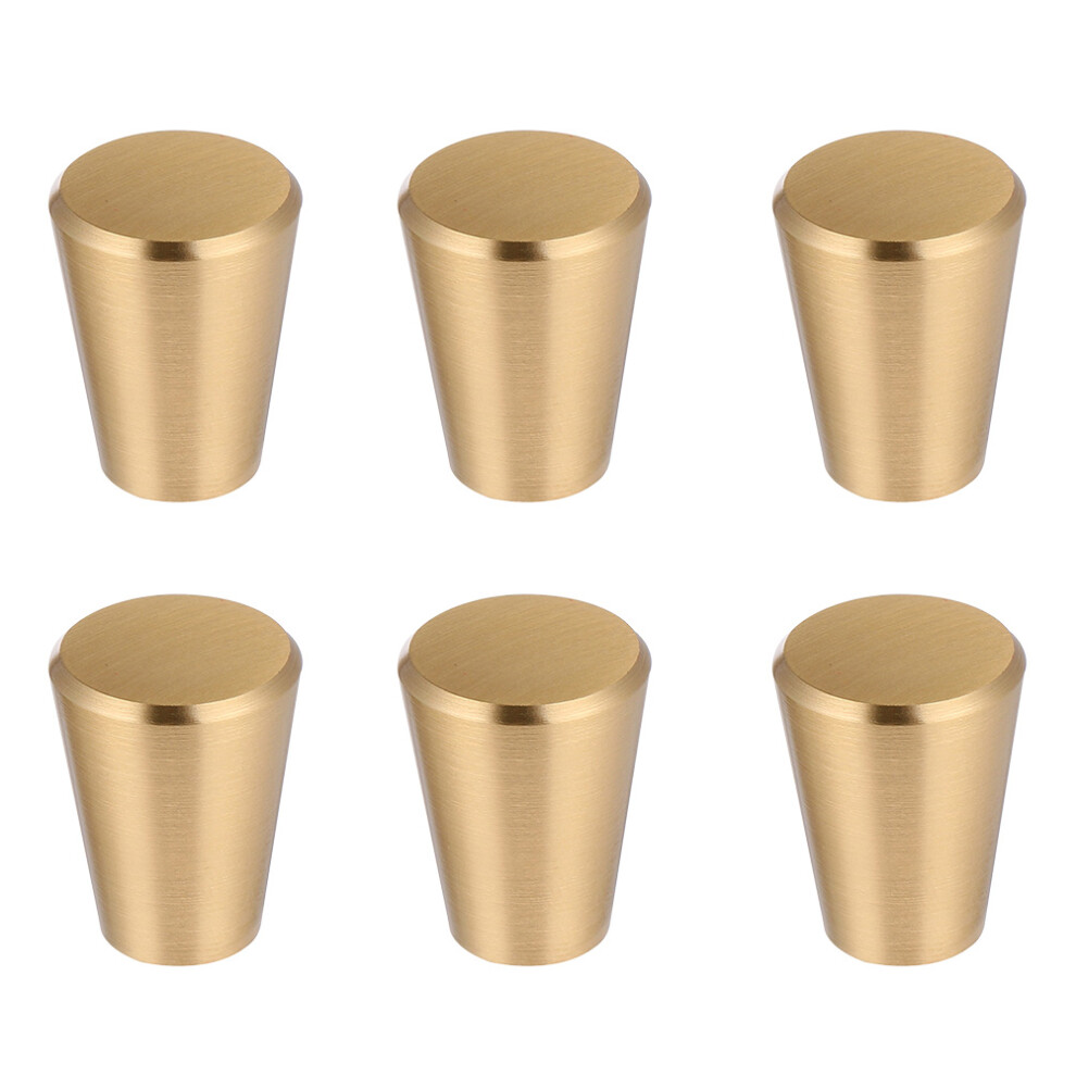 6Pcs Copper Drawer Pull Handles Golden Cabinet Wardrobe Handle Durable 3163220972582