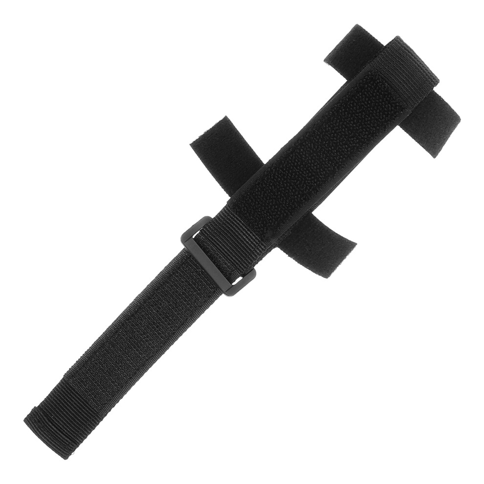 Inoomp Adjustable Black Nylon Utensil Cuff Adaptive Strap For Daily Aid