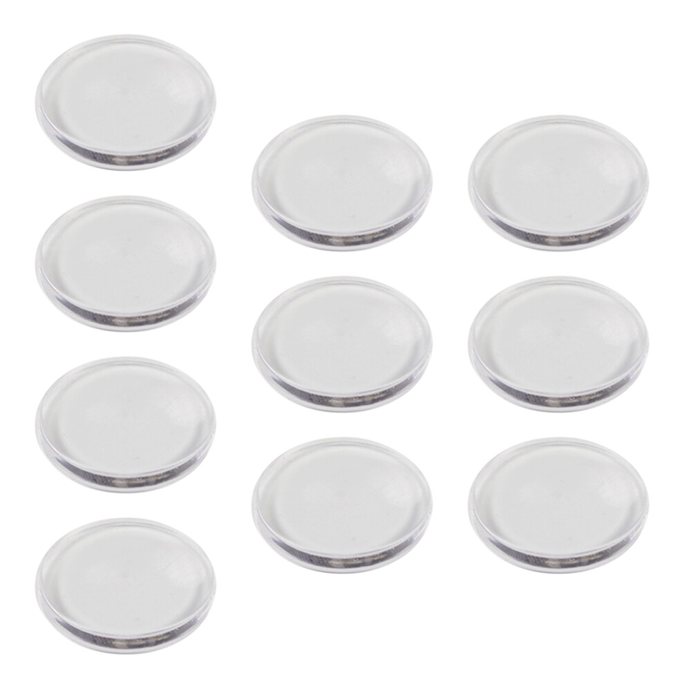 Vaguelly White 10Pcs Silicone Eyelash Pads Lash Pallets For Extension Tools