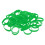 50pcs Bulk Silicone Solid Color Elastic Bracelets Events 6