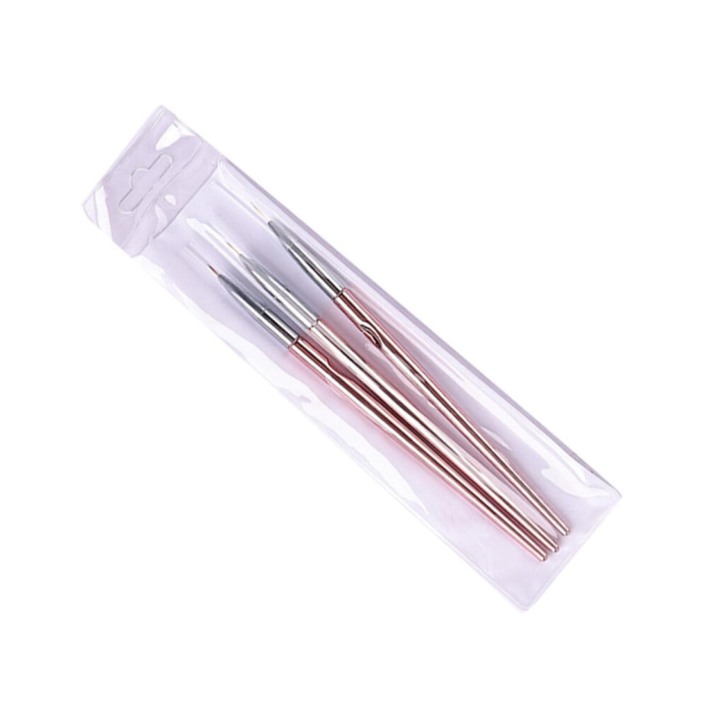 3pcs Professional Nail Art Carving Pen Set with Precision Fine Tip for Gel Acrylic Designs