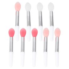 9Pcs Silicone Lip Brush Makeup Applicators Assorted Colors Portable
