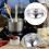 Yuangui Stainless Steel Pot Lid For Small Cookware 7