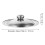 Yuangui Stainless Steel Pot Lid For Small Cookware 2