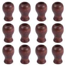 12pcs wood cord tassels for window blind pulls knobs drops ends