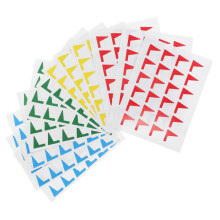 1Paquet Marqueurs Adhésifs En PVC Multicolores Pour Jardin Et Cartes