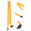 Orange ABS Drawing Compass for School Teaching and Blackboard Use 9
