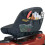 Driver Seat Cover Grey Fabric Dust Protection 1set 5