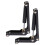 Piano Buffer Durable Abs Rubber Anti-Pinch Black 2pcs 1