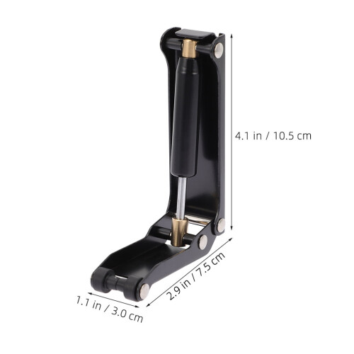 Piano Buffer Durable Abs Rubber Anti-Pinch Black 2pcs 1