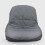 Driver Seat Cover Grey Fabric Dust Protection 1set 7