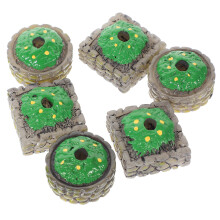 Mlins 6 Pcs Weddings Parterre Flower Bed For Mini House Pot Decor