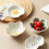 White Ceramic Sauce Dishes Home Kitchen Spice Plates 9