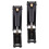 Piano Buffer Durable Abs Rubber Anti-Pinch Black 2pcs 6