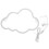 1Set Blue Pc LED Party Neon Light Cloud Shape Decorative Night Lamp 1