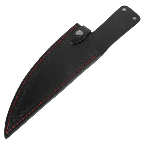 Reusable Black Leather Knives Protector Safe Cooking Knife Cover