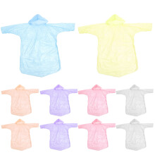 10pcs Disposable Poncho Travel Bike Pvc Accessories