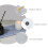 Elegant Grey Marble and Iron Multi-Function Storage Tray 9