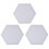 Painting Board Cotton White 3pcs 1