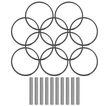 Leather Wrench Retainer Rings Tool Repair 10 Set