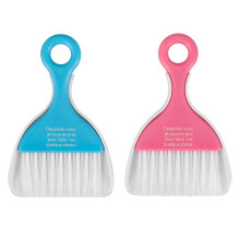 2Ensembles Support De Perles Avec Brosse Compacte En Plastique Coloré