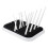 1Pc Black Baby Bottle Storage Rack Breathable Drying Cup Organizer 2