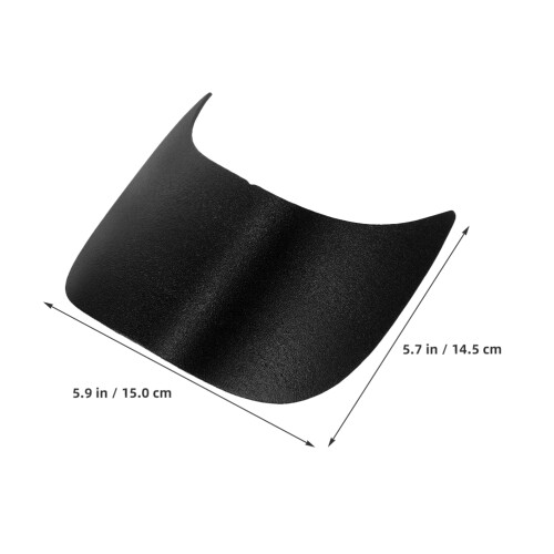 30Pcs Black Plastic Baseball Hat Brim Liner DIY Cap Visor Shaper 1