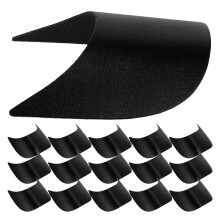 30Pcs Black Plastic Baseball Hat Brim Liner DIY Cap Visor Shaper