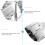 Elevator Stainless Steel Brick Ceramic Tile 8