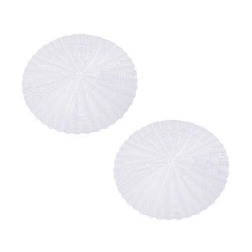 Steamer Basket Mat Round 2pcs 7.1x7.1x0.1in