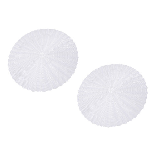 Steamer Basket Mat Round 2pcs 7.1x7.1x0.1in 2