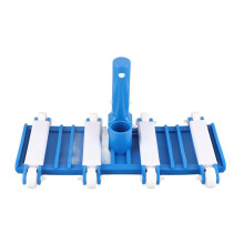 Pool Vacuum Head with Wheels Flexible Brush Adjustable Handle Swimming Pool Cleaner