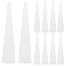 Reusable Caulking Nozzle Tips Plastic 20pcs 4.1x0.9x0.9in