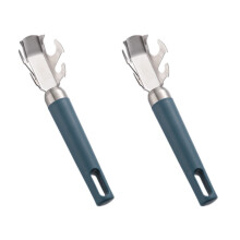 2Pcs Blue Anti-Hot Dish Clips PP Stainless Steel Kitchen Clamps