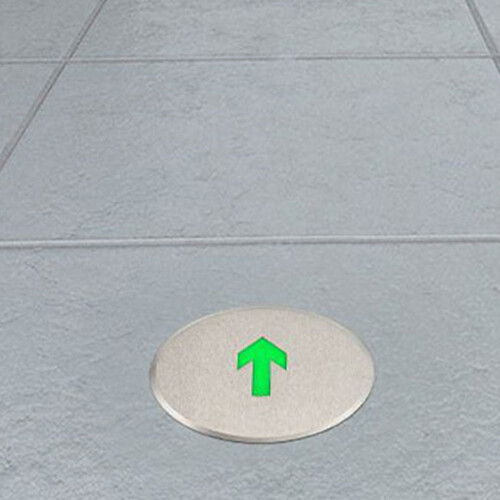 Evacuation Instructions Sign Multi 1pcs 6.7x6.7x0.4in 2