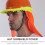 2Pièces Protection Cou Casque Orange À Réfléchissante 7