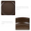 2Pcs Brown Dinner Seasoning Dishes Compact Kitchen Plates 8