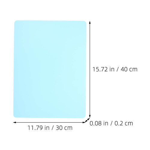 2pcs Silicone Placemats For Dining Table Blue Non 1