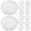 20Pcs Plastic End Plugs for Kraft Paper Tubes Easy Install White 1