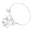 Lightweight Silver Bangle Bracelet for College Graduates 8