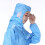 2Pcs Working Shawl Cap Blue Durable Anti-Static Hat with Ear Mesh 8