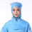 2Pcs Working Shawl Cap Blue Durable Anti-Static Hat with Ear Mesh 3