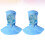 2Pcs Working Shawl Cap Blue Durable Anti-Static Hat with Ear Mesh 6