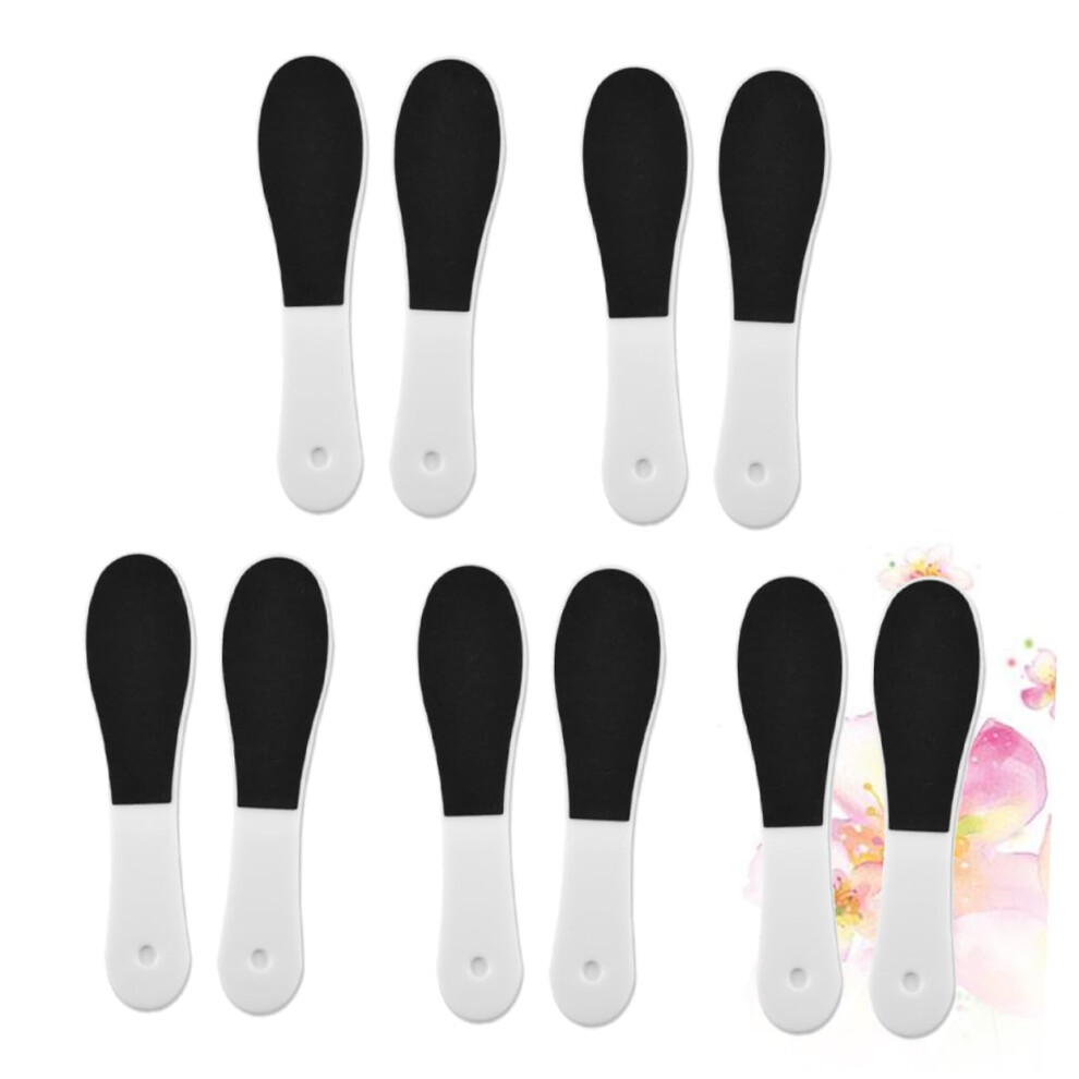 DualSided Foot File Callus Remover with Ergonomic FootShaped Grip for Pedicure Care
