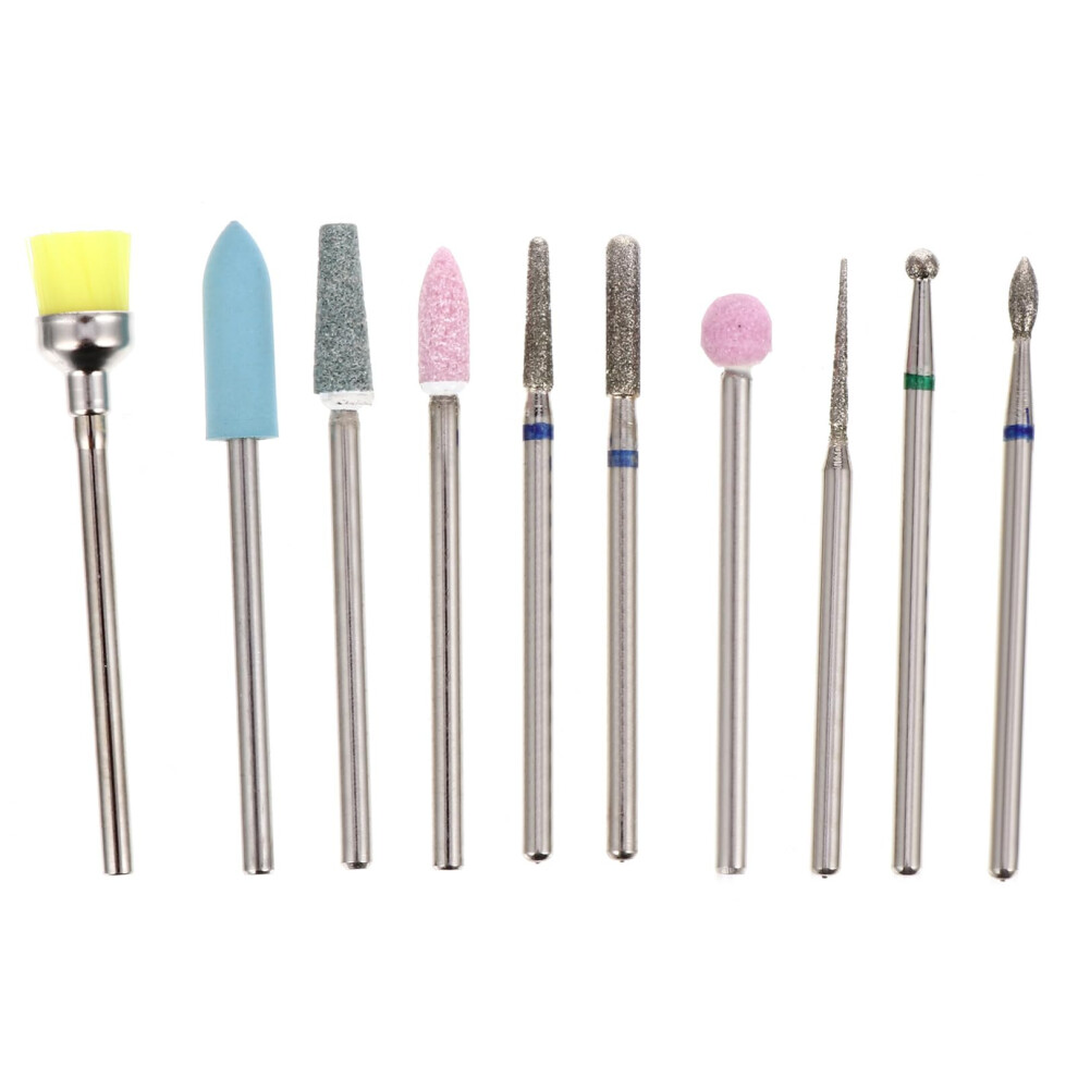 Professional Tungsten Steel Nail Drill Bits Set for Efficient Gel Removal and Smooth Nail Polishing