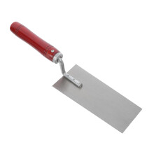 Masonry Trowel Stainless Steel Margin Trowel with Ergonomic Wood Handle for Wall and Floor Installation