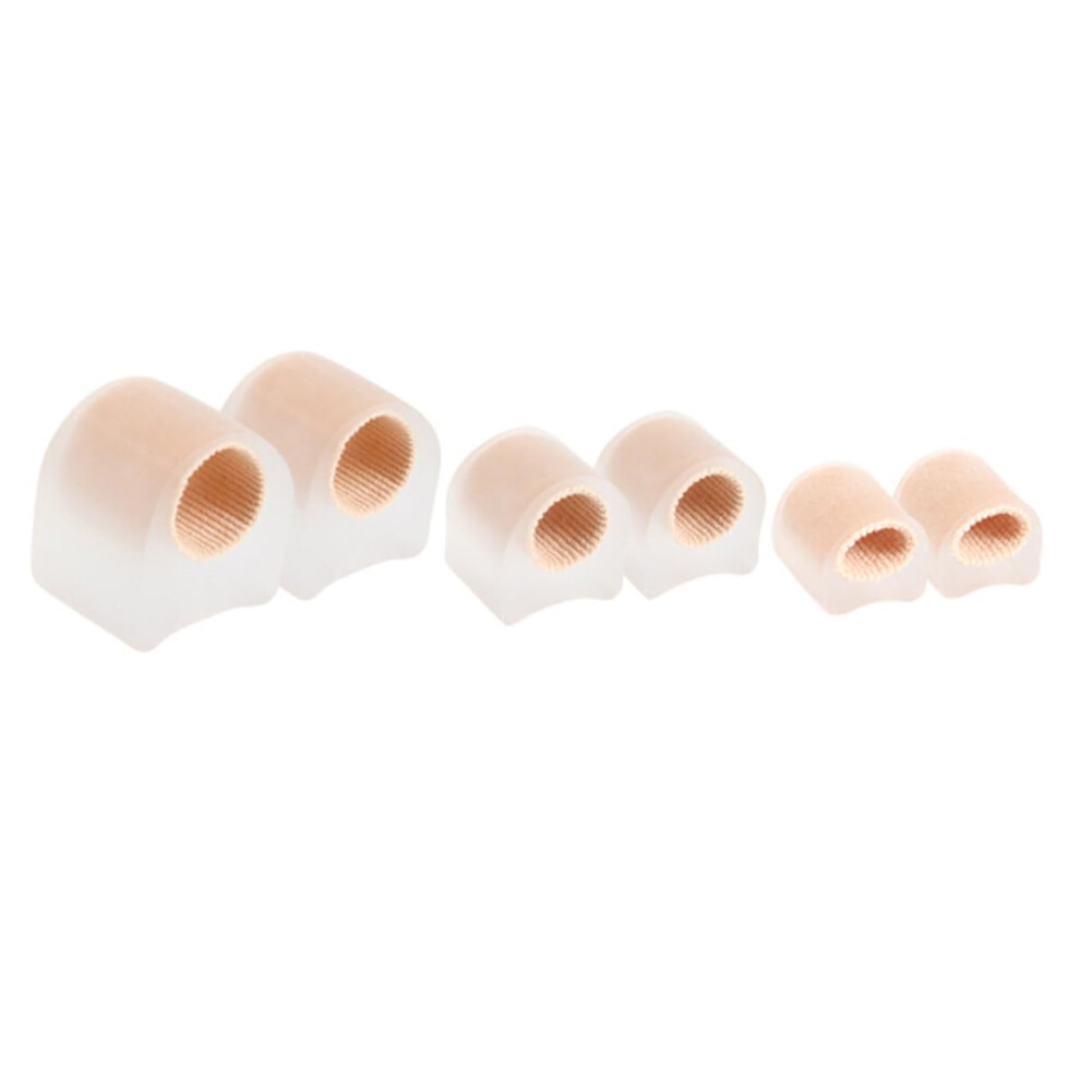 Toe Separators 6pcs Reusable for Women and Men Comfortable Bunion Corrector Ergonomic Alignment