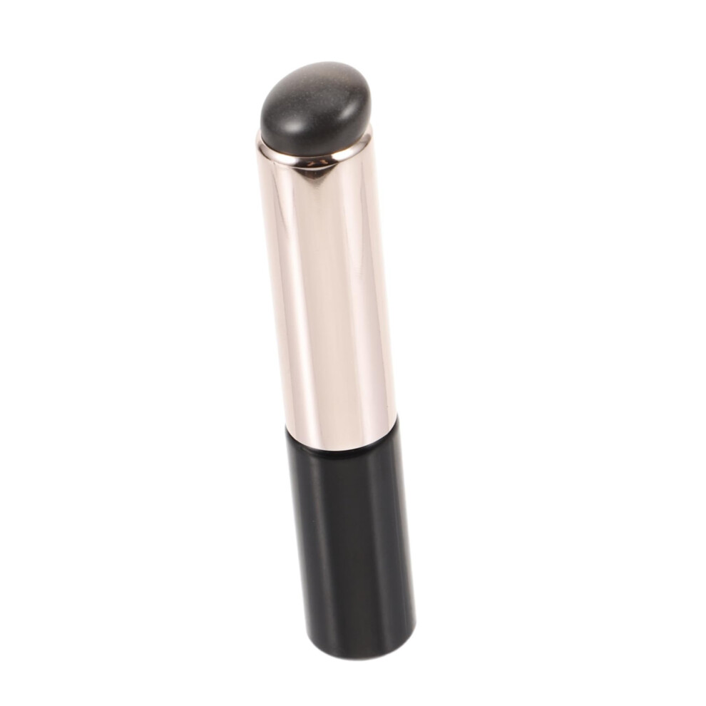 Nail Art Brush with DualEnd Silicone Applicator for Precise Powder Application and Manicure