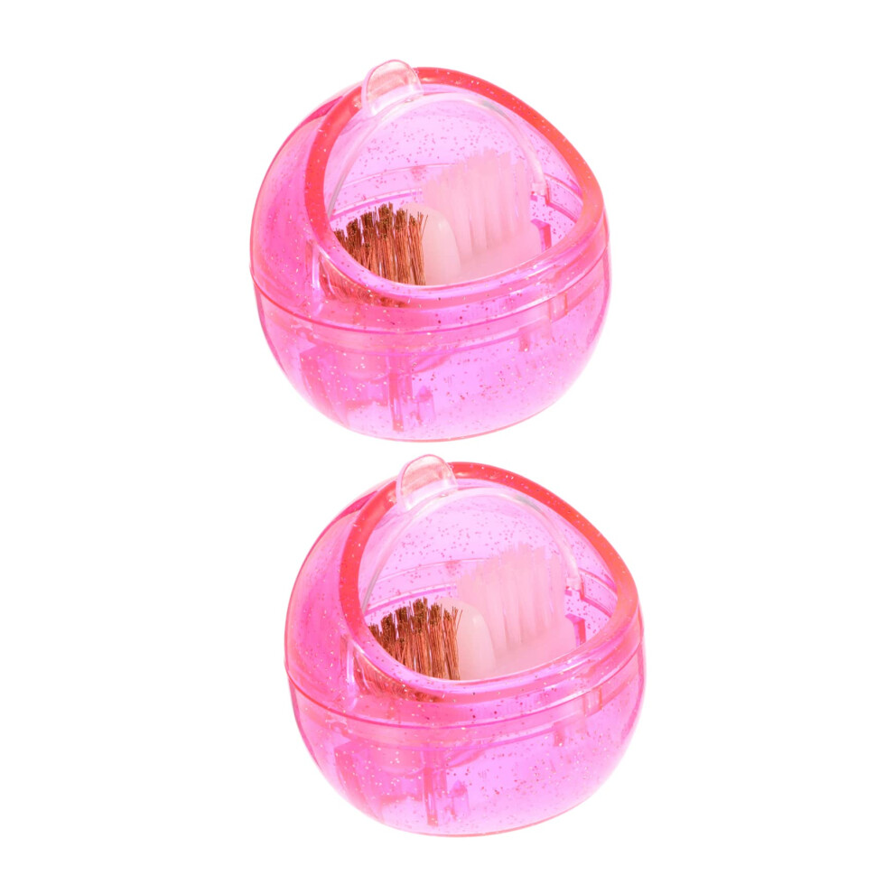 Nail Dust Brush for Acrylic Nails with Ergonomic Grip, 2pcs Manicure Cleaning Brush for Salon and Home